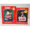Image 1 : 1992 & 1995 Coca-Cola Christmas ornaments