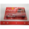 Image 1 : Coca-Cola die cast truck & enclosed trailer NIB delivery truck