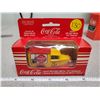 Image 1 : small 1920's/30's die cast coca-cola delivery truck- yellow