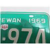 Image 3 : 1969 Saskatchewan license plate