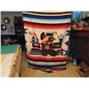 Image 3 : 45" BY 84" AZTEC DESIGN MEXICAN BLANKET