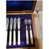Image 3 : Antique Sterling Silver Forks and Knives Set - Marked