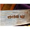 Image 6 : Antique Sterling Silver Forks and Knives Set - Marked