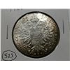 Image 3 : 1780 Austria Gian Silver Coin , Maria Theresa (may be restrike, not original)