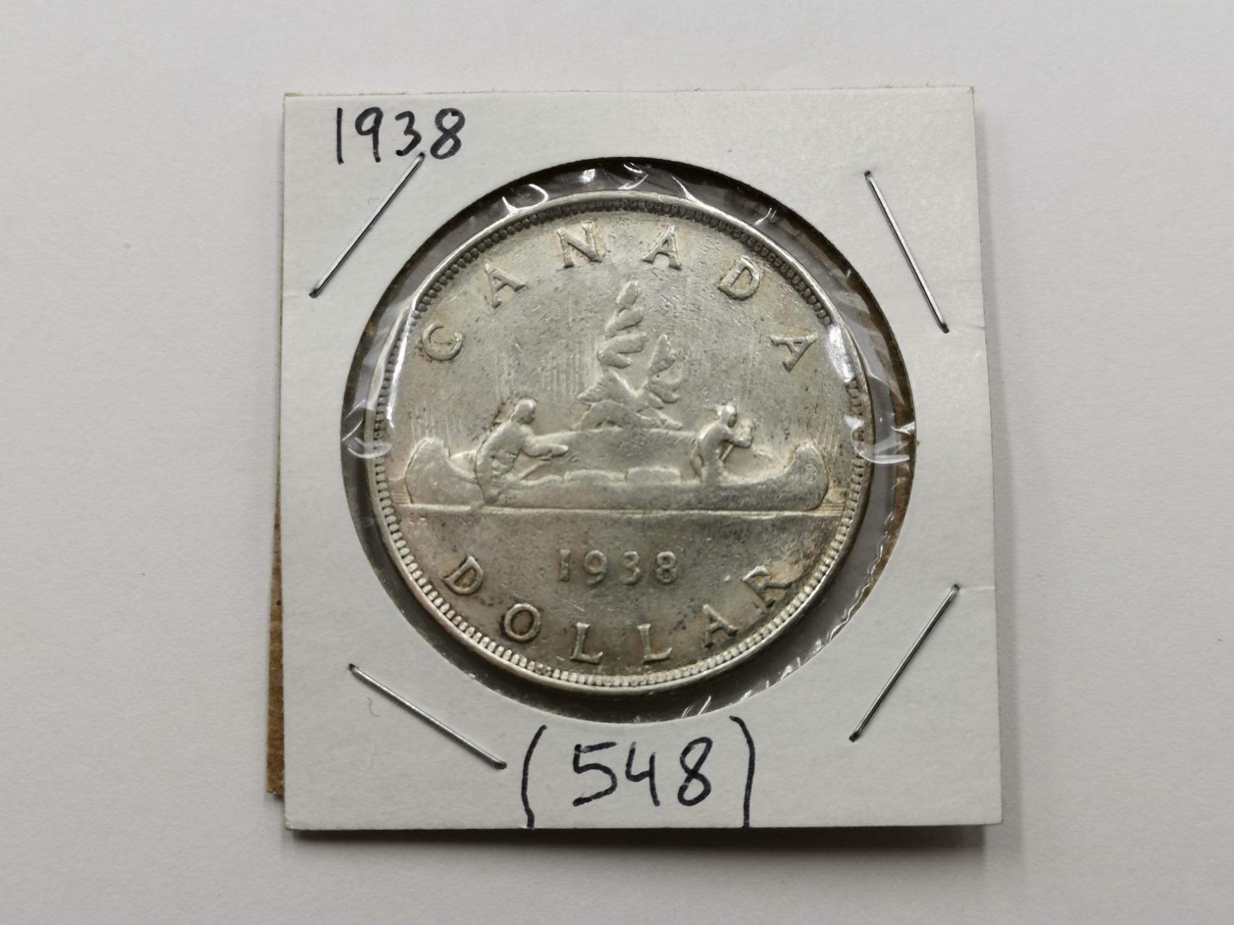 1938 Canada Silver Dollar