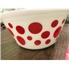 Image 3 : Vintage Red Dot Federal Glass Bowl