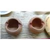 Image 7 : Ashtrays- 1938 Medelta, 2 Rare Vintage Teracotta Mexican Pottery Ashtrays Hotel Krystal