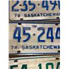 Image 3 : Lot of Assorted Licence 1970's Plates