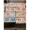 Image 5 : Lot of Assorted Licence 1970's Plates