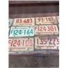 Image 4 : Lot of 20 Assorted Licence plates - Sask