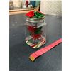Image 2 : "Home" Decorative + Christmas Item (Plastic) + Sandy Flower Bottle