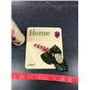 Image 4 : "Home" Decorative + Christmas Item (Plastic) + Sandy Flower Bottle