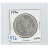 Image 1 : 1896 American Silver Dollar