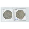 Image 1 : 1922, 1925 American Silver Dollar Lot of 2