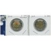 Image 1 : TWO 2019 CANADA TOONIES (ONE COLOURED)