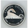 Image 1 : 1986 VANCOUVER CANADA DOLLAR .500 SILVER
