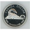 Image 1 : 1986 VANCOUVER CANADA DOLLAR .500 SILVER