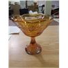 Image 2 : Carnival Glass Pedestal Bowl