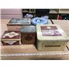 Image 1 : 5 Vintage Tins