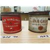 Image 1 : 2 Vintage Tins Old Chum & Old Virginia Tobacco