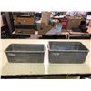 Image 2 : 2 Military Aluminum Bread Pans