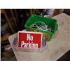 Image 1 : BOX OF SIGNS - NO PARKING, NO EXIT AND OTHERS