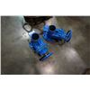 Image 1 : 2 large blue valves