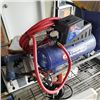 Image 1 : Campbell haufeld air tank, hose and brad nailer with nails