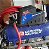 Image 2 : Campbell haufeld air tank, hose and brad nailer with nails