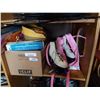 Image 1 : BOX OF KIDS TOYS, VINTAGE ROLLER SKATES