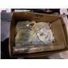 Image 3 : BOX OF FASTENERS, POWER FIST TOOL BAG AND PUMPS
