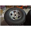 Image 2 : Set of 4 16" 6 bolt rims with 3 LT 265/75 R16 tires mounted