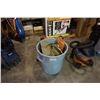 Image 2 : Garbage can with rain gear and rubber boots
