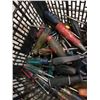 Image 2 : LARGE TOTE OF SCREW DRIVERS