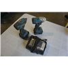 Image 1 : 2 MAKITA 18V IMPACT DRILLS W/ BATTERIES AND CHARGER - TESTED WORKING