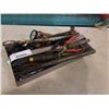 Image 1 : TRAY OF HAND TOOLS, SAW, ETC