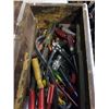 Image 3 : LARGE WOODEN TOOL BOX W/ TOOLS