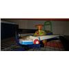 Image 1 : 2 CHINUP BARS, FISHER PRICE VACUUMA ND DISNEY RIDE ON TOY