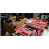 Image 1 : MILWAUKEE 18 VOLT SAWZALL AND BOX OF CORDLESS TOOLS
