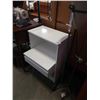 Image 2 : WHITE 1 DRAWER NIGHTSTAND