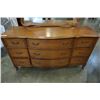 Image 2 : FRENCH PROVINCIAL 9 DRAWERE KNECHTEL DRESSER W/MIRROR