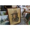 Image 3 : HANS P LUETCKE CU CHEIF SITTING BOWL PRINT FRAMED