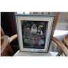 Image 1 : Framed eastern ceramic plaque