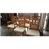 Image 1 : 6 RATTAN BACK DINING CHAIRS
