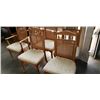 Image 2 : 6 RATTAN BACK DINING CHAIRS