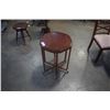 Image 1 : BOMBAY CO MAHOGANY BRASS FOOT OCTAGONAL STAND