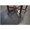 Image 3 : BOMBAY CO MAHOGANY BRASS FOOT OCTAGONAL STAND