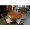 Image 1 : ROUND MODERN DINING TABLE WITH 4 CHAIRS
