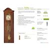 Image 2 : HOWARD MILLER ASHLEY GRANDFATHER CLOCK MODEL 610-519 - COMPLETE AND WORKING WITH PENDULUM AND WEIGHT
