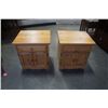 Image 1 : PAIR OF PINE NIGHTSTANDS